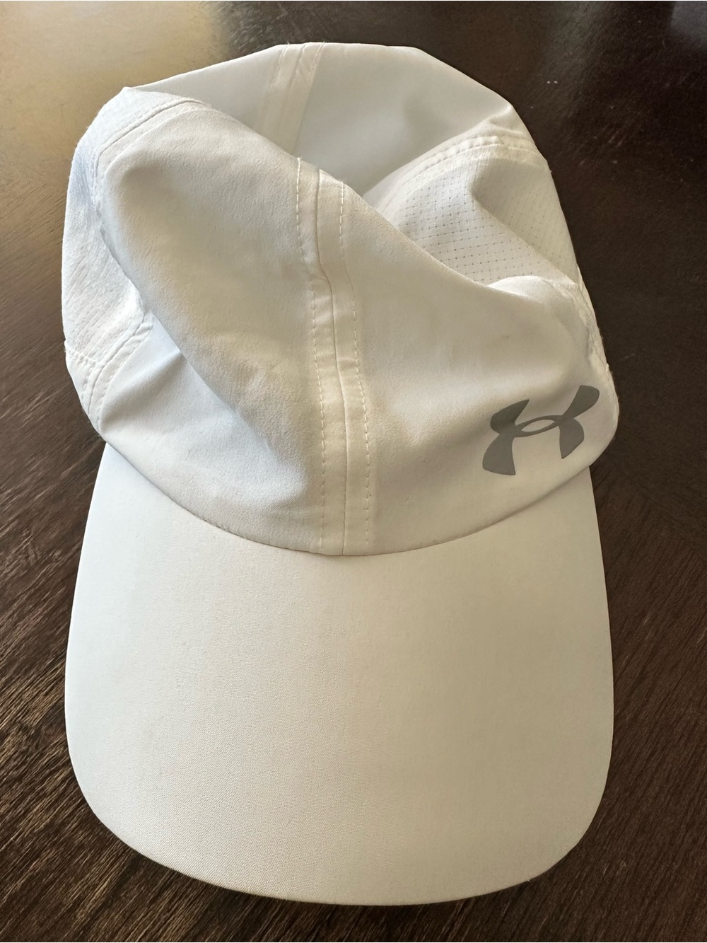 Under Armour Kids White Hat with Gray Logo